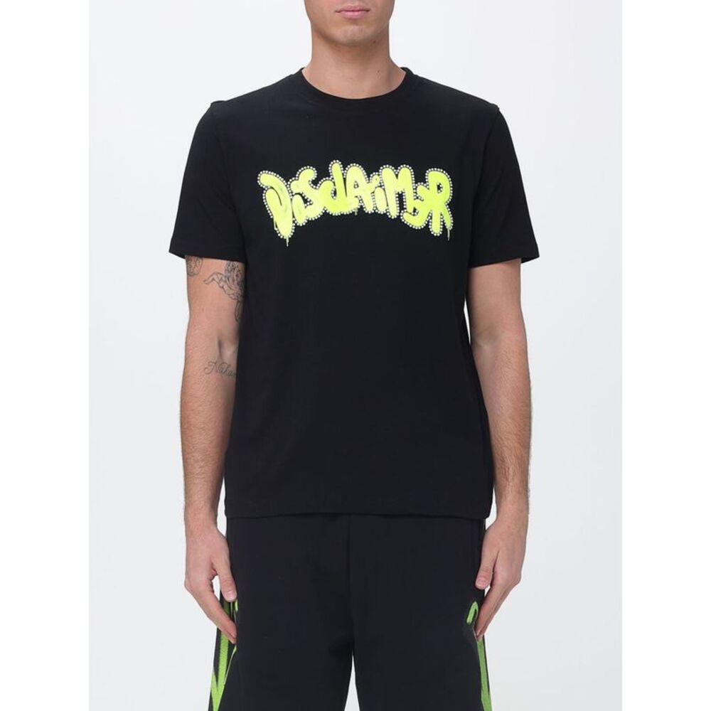 Disclaimer Men Cotton T-Shirt With Logo Disclaimer